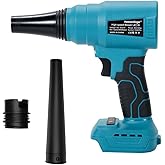 Cordless Dust Blower for Makita 18V Battery(Not Included)- High-Speed, Brushless Motor, 15000 Pa, Lightweight Design for Leaves,Snow, Lawn Care,Patio Cleaning