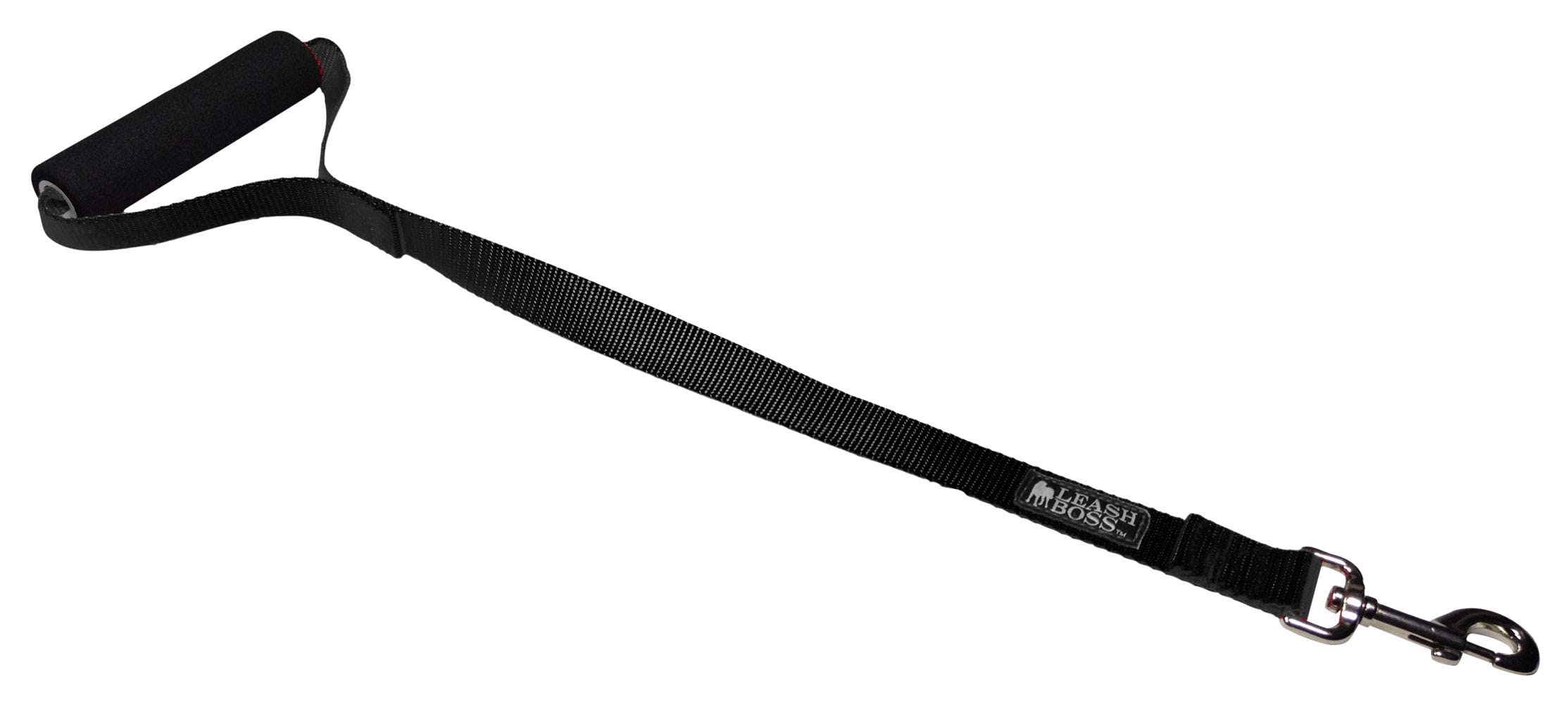 Leashboss Short Dog Leash for Dog Training | Padded Traffic Handle Short Leash for Dog Training, Total Comfort when Dog Walking | Traffic Leash for Dogs Large, Medium, Small | Short Nylon Dog Lead