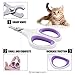 MACOIOR Cat Nail Clippers,Cat Claw Clippers & Claw Trimmer for Home Grooming Kit,Safe,Sharp Angled Blade Pet Nail Clippers,Non-Slip Handle Cat Nail Scissors for Small Animals