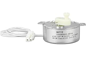 FLEXMAN Egg Turner Rotator Incubator Motor, 4W, Aluminum, Professional Electric Synchronous Motor with Connector for Incubator (100-120v)