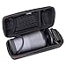 LTGEM Travel Protective Case for Bose SoundLink Revolve+ or Revolve+ (Series II) Portable & Long-Lasting Bluetooth 360 Speaker (Fits Charging Cradle, AC Adaptor and USB Cable) (Black)