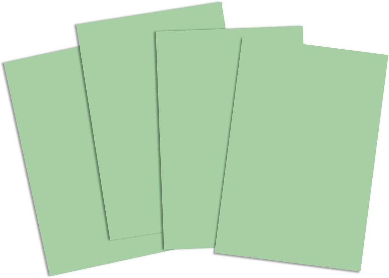 A4 160gsm Pastel Green Coloured Card (Pack of 100 Sheets) Amazon.co.uk