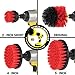 Stiff Bristle 4 Piece Drill Brush Nylon Cordless Drill Powered Spinning Brush Heavy Duty Scrubbing by Drillbrush