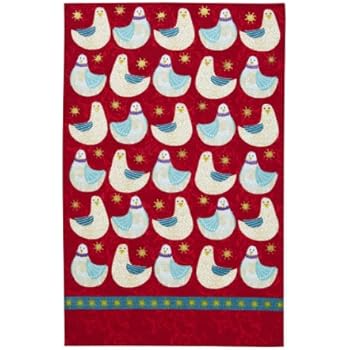 weavers ulster tea linen towel christmas dove towels notonthehighstreet