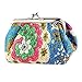 Toraway Wallet, Womens Vintage Flower Mini Wallet Coin Purse Clutch Handbag (Blue)