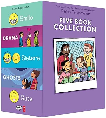 洋書　Raina Telgemeier グラフィックノベル 10冊セット Amazon.com: Raina Telgemeier: Five Book Collection: 9781761127465