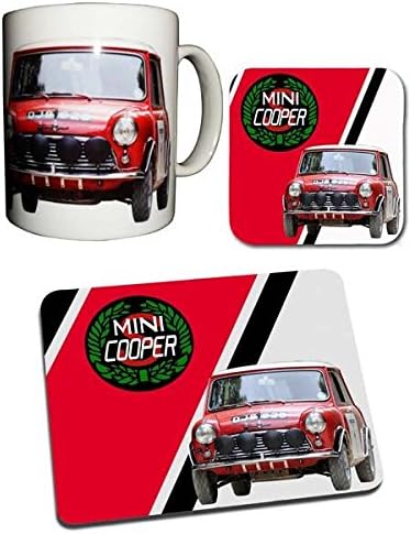 Mini Cooper S Rally Car Collection - Mug, Coaster & mouse Mat