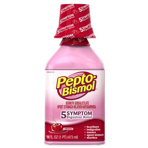 Pepto-Bismol Cherry Liquid, 16 Oz (Pack of 3) - Upset Stomach & Diarrhea Relief - Image 8