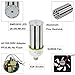 30W LED Corn Light Bulb, Standard E26 Base, 5400 Lumens, 5000K Daylight, IP64 Waterproof Outdoor Indoor Area Lighting, JESLED100 watt led equivalent, Replacement for 100watt Metal Halide HID, CFL, HPS