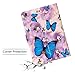 iPad Mini Case, Mini 2/3 Case, Dteck Colorful Painted Flip Stand Leather Card Slots Wallet Case with Auto Wake/Sleep Feature Smart Cover for Apple iPad Mini 3/2/1 (Blue Butterfly)