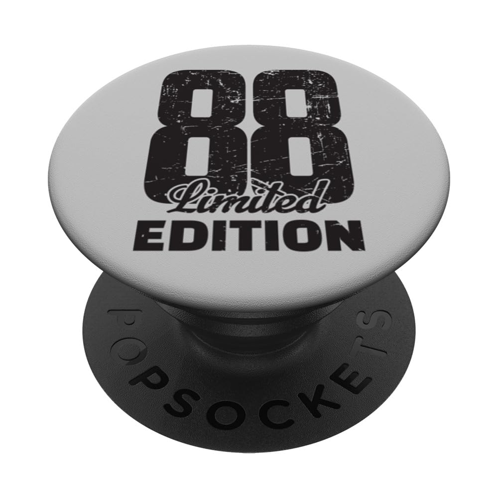 88th Birthday Limited Edition Anniversary Vintage 88 Years PopSockets Adhesive PopGrip