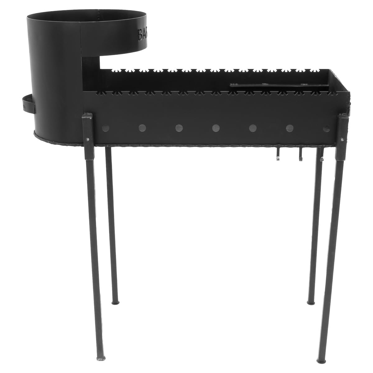 FlameFusion Mangal BBQ Holzkohlegrill Schaschlikgrill Outdoor Grill Mangalgrill (ohne Kazan)
