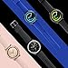 GELISHI Stainless Steel Bezel Ring Compatiable Galaxy Watch 42mm/Gear Sport Bezel Loop Adhesive Cover Anti Scratch & Collision Protector for Galaxy Watch Accessory - Rose Gold