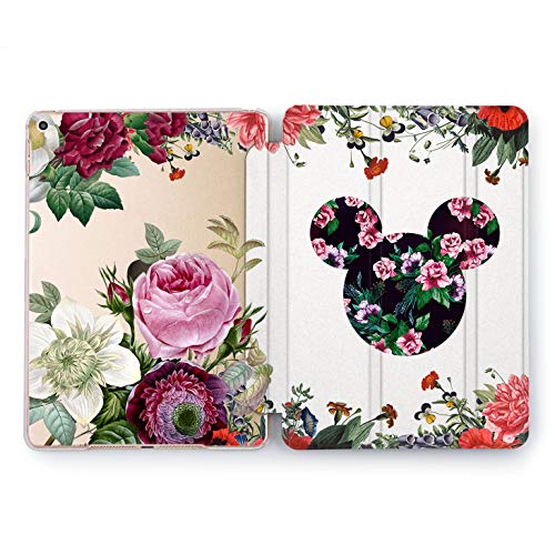 Buy Wonder Wild Floral Disney Hard Case Ipad 5th 6th Generation Mini 1 2 3 4 Air 2 Tablet Pro 10 5 12 9 18 17 9 7 Inch Mickey Minne Mouse Cartoon Flowers Design