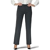 Soojun Women's Comfort Flex Waist Straight Leg Dress Pants