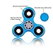 Fluorescence Fidget Spinner Glow In The Dark Toy Stress Reducer With Premium Bearing, Wophain Tri-Spinner Fidget - Perfect For ADD, ADHD, Anxiety, and Autism Adult Children-Light Blue