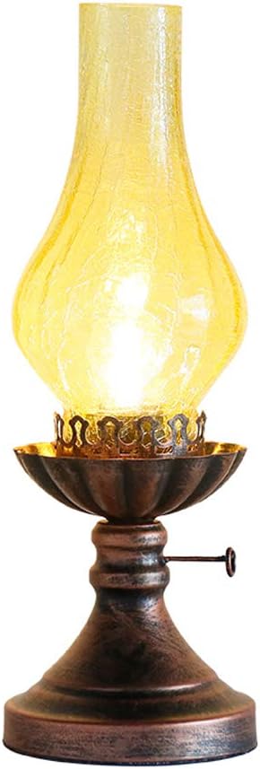 lampara de petroleo antigua mesa