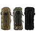 LOVOUS Military MOLLE Tactical Travel Water Bottle Kettle Pouch Carry Bag Case for Outdoor Activities (Black)