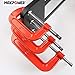 MAXPOWER 3-Piece C Clamp Set - 3-Inch, 4-Inch & 6-Inch Clamps