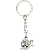 Snail Keychain,Animal Keychains for Car Keys, Purse or Backpack, Cute Key Chains Gift for Boys Girls Women and Men