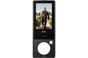 eufy Rear Lock Video Screen, Display Accessory for FamiLock S3 and S3 Max, Add-On Live View Screen for Front Door Locks, Easy