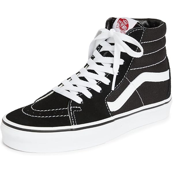 Amazon.com | Vans Unisex UA Sk8 High Top Sneakers, Black  display picture 3