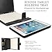 Cooper FolderTab [Padfolio Tablet Case with Notepad] for iPad Mini 4 | Business Executive Organizer Notebook Card Pockets | Apple A1538 A1550 (Black)