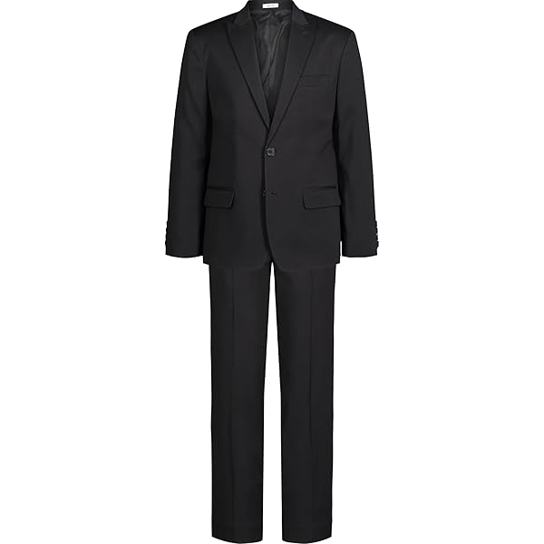Amazon.com: Calvin Klein Boys' Big 3-Piece Formal Suit Set, Silver