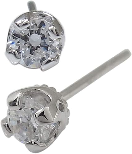 Amazon プレジュール ピアス ダイヤモンド 一粒 シンプルピアス K10 ホワイトコーティング メンズ ピアス 通販