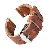 Archer Watch Straps | Handmade Horween Leather Quick Release Replacement Watch Bands for Men and Women, Watches and Smartwatches - Multiple Colors, 18mm, 20mm, 22mm