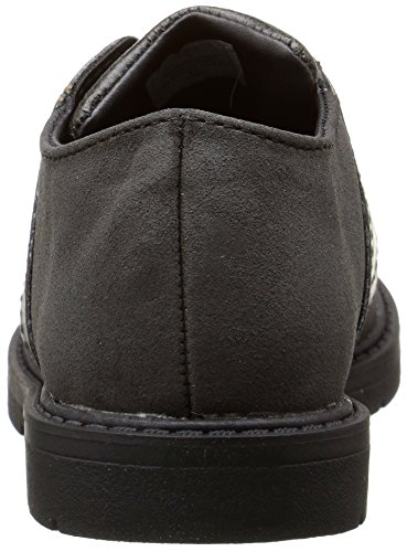 image for Baby Deer Boys' Suede Saddle Shoe Walking-K, Black, 4 M US Toddler