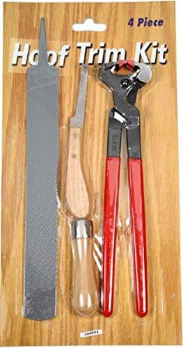 Showman 14" Hoof Nipper Rasp Handle Knife Cutter Horse Pony Blacksmith Farrier Set