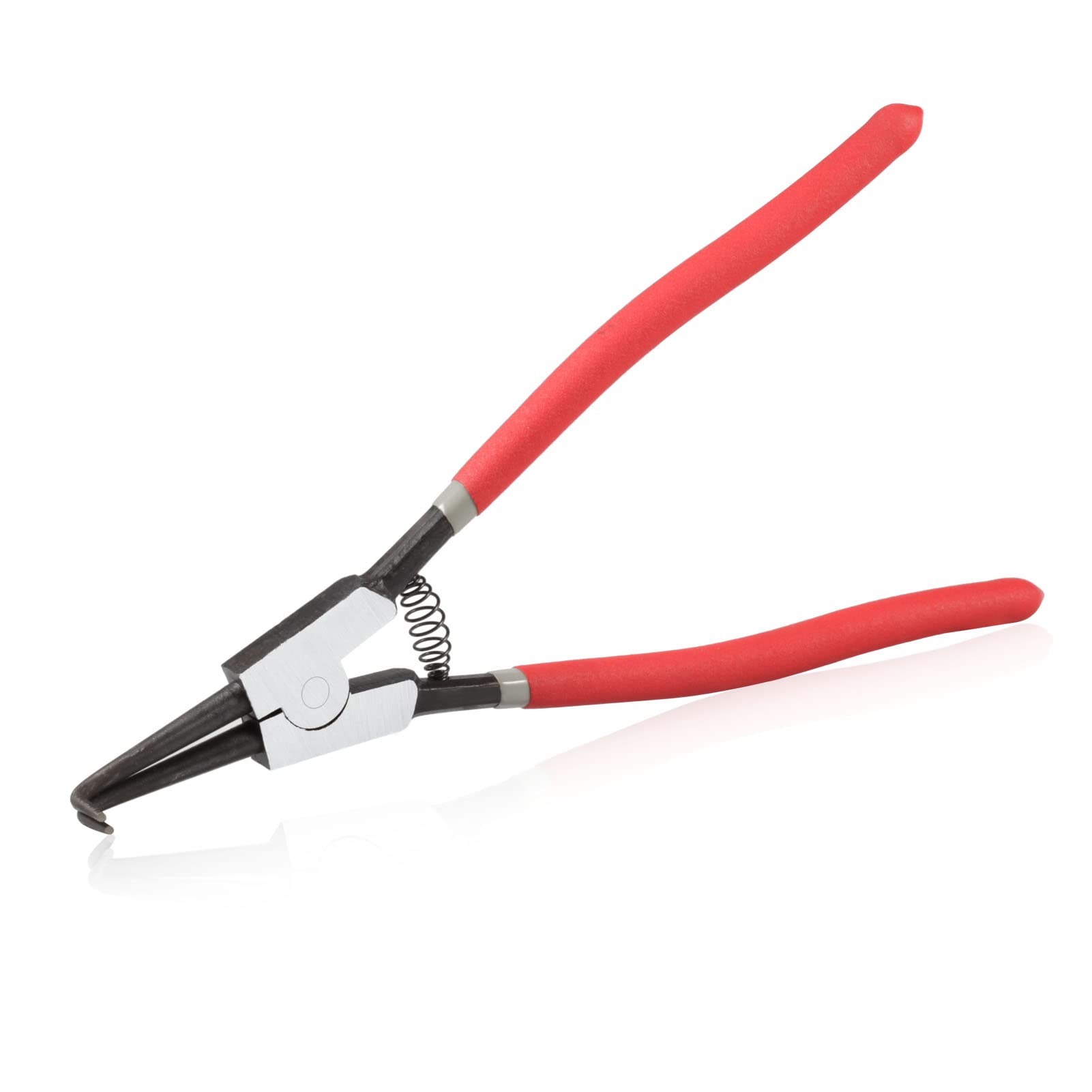 SPEEDWOX 13-Inch Snap Ring Pliers, External Circlip Pliers 90 Degree Bent Jaws, Tip Diameter 0.12"(3mm), Carbon Steel Retaining Ring Pliers, Precision Ring Removal Tool for Retaining Rings C Clip