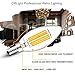 CRLight Dimmable LED Candelabra Bulb 65W Equivalent 700LM, 6 LED Filaments Real 6W LED Chandelier Light Bulbs, 2700K Warm White, E12 Base, B11 Candle Clear Glass Decorative Bulb, Pack of 3