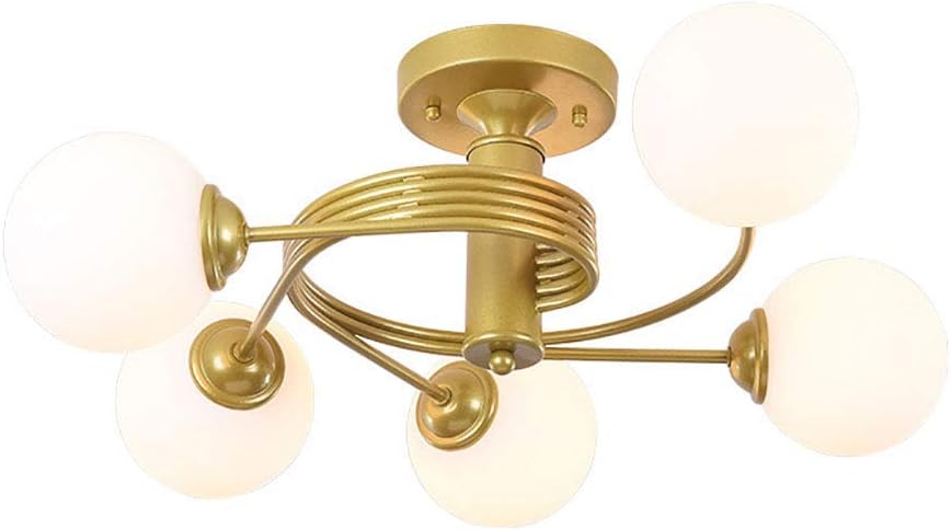 NBVCX Life Decoration Creativity Lámpara de Techo Lámpara de 5 Luces