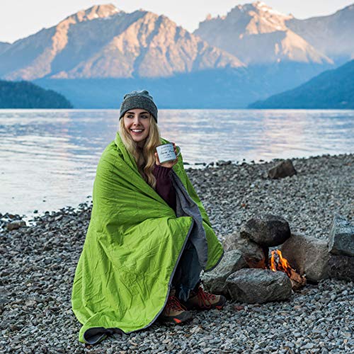 Last Lake Camping Blanket Waterproof, Cozy, Outdoor Blanket Functions