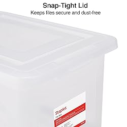 STAPLES Hanging File Folder Box, Storage Bin