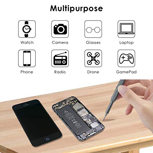 Precision Screwdriver Set with Magnetic Driver Kit, 25 in 1 Electronics Screwdriver Bit Set Repair Tool for Computer, Cell Phone, iPhone, iPad, Watch, Tablet, PC, MacBook, Glasses and More