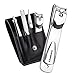 FAMILIFE L04 100% Stainless Steel Heavy Duty 4-in-1 Manicure Set Gift Box