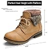 Moda-Chics-Womens-Combat-Style-Lace-up-Ankle-Booties-with-Fur