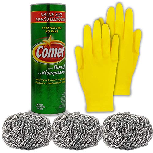 Comet Cleanser with Bleach Kit 25Oz Comet Scouring Powder Bathroom