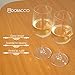 Dobaccio White Wine Glasses - Finest Crystal Clear Glass Drinking Cups - Set of 4