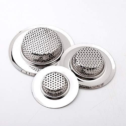 image for Feeke Teklingo Hair Catcher Shower Drain(3 Pack), Bathtub Drain Cover,