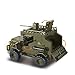 Sluban Service Troops Blocks Army Bricks Toy - Armored Vehicle & Military Transport Vehicle & Military Motorcycle