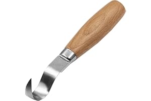 Wood Carving Wood Carving Tools Set Ergonomic Spoon Kit, Curved Handcrafted(C1pc)