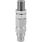 RABROPAR Hydraulic Flat Face Quick Coupler Male 193-8334 1938334 CA1938334 Compatible with Caterpillar CAT 416F 420F 430F 906H 907H 247 267 Skid Steer Loader 216 228 236