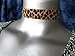 Leopard Print Suede Leather Ribbon Choker Necklace - Size Large