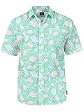 Men's Tropical Crab Hawaiian Shirt - X80 Modern Fit Beach Shirt