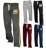 Men's Fleece Joggers Bottom Jogging Exercise Fitness Gym Sweat Cotton Trousers