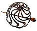 Parcelona French Swirls Celluloid Chignon Hair Slide Pin Thru 3.5
